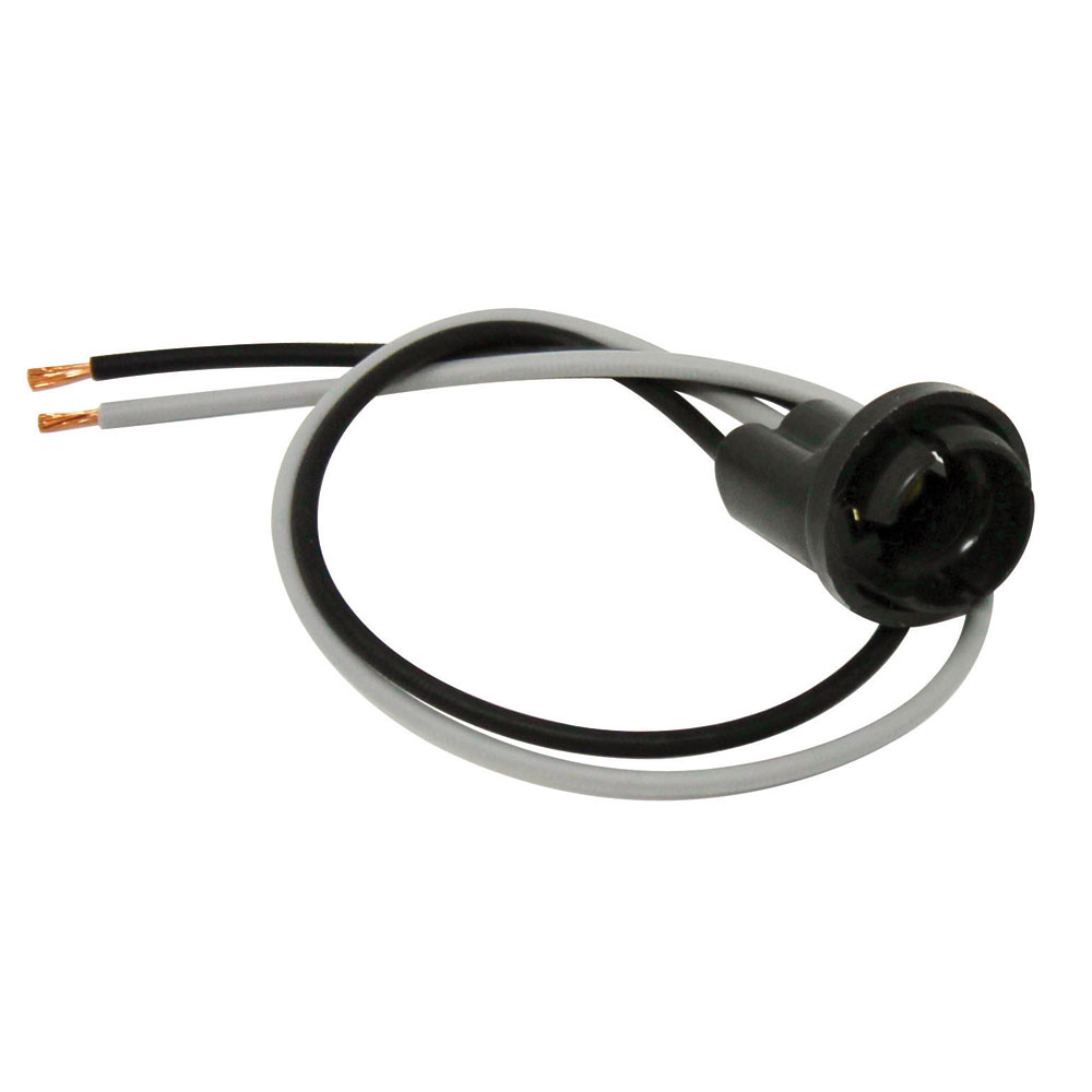 Photo for American Autowire Interior Door Light Bulb Socket 500128; Single Contact Socket with Ground Wire