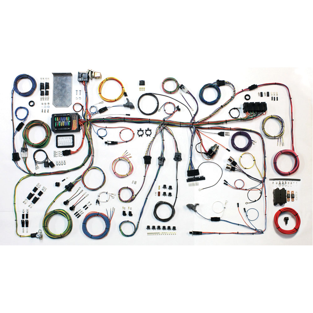 Photo for American Autowire Chassis Wiring Harness 510125; Classic Update Kit Ford 18 Circuit for 1964 to 1966 Ford Mustang