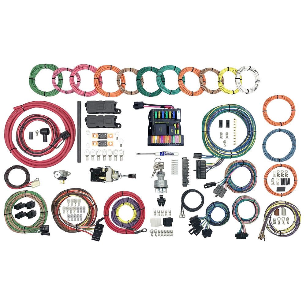 Photo for American Autowire Chassis Wiring Harness 510825; Highway 15 Plus 15 Circuit 