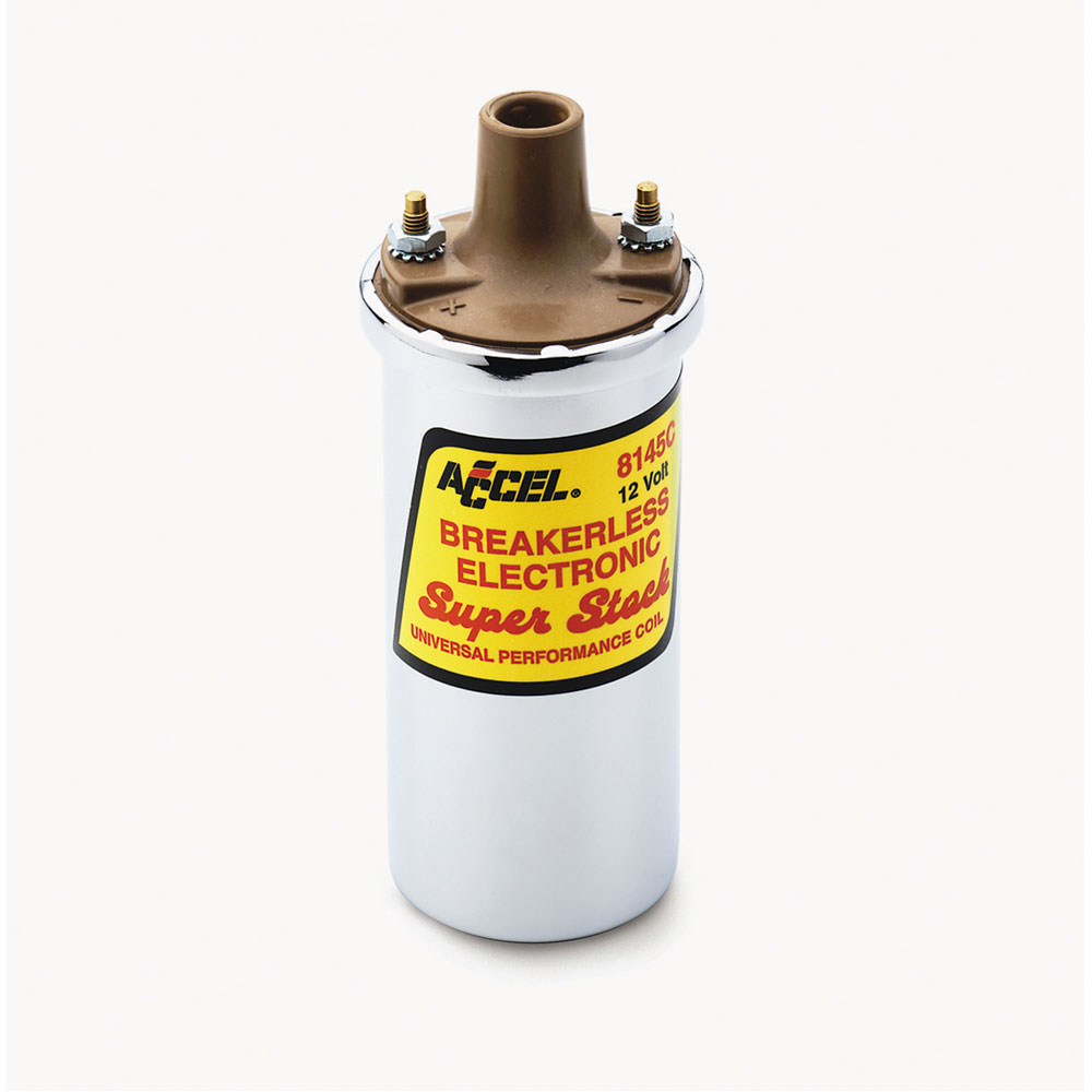 ACCEL Ignition Coil 8145C; Chrome 