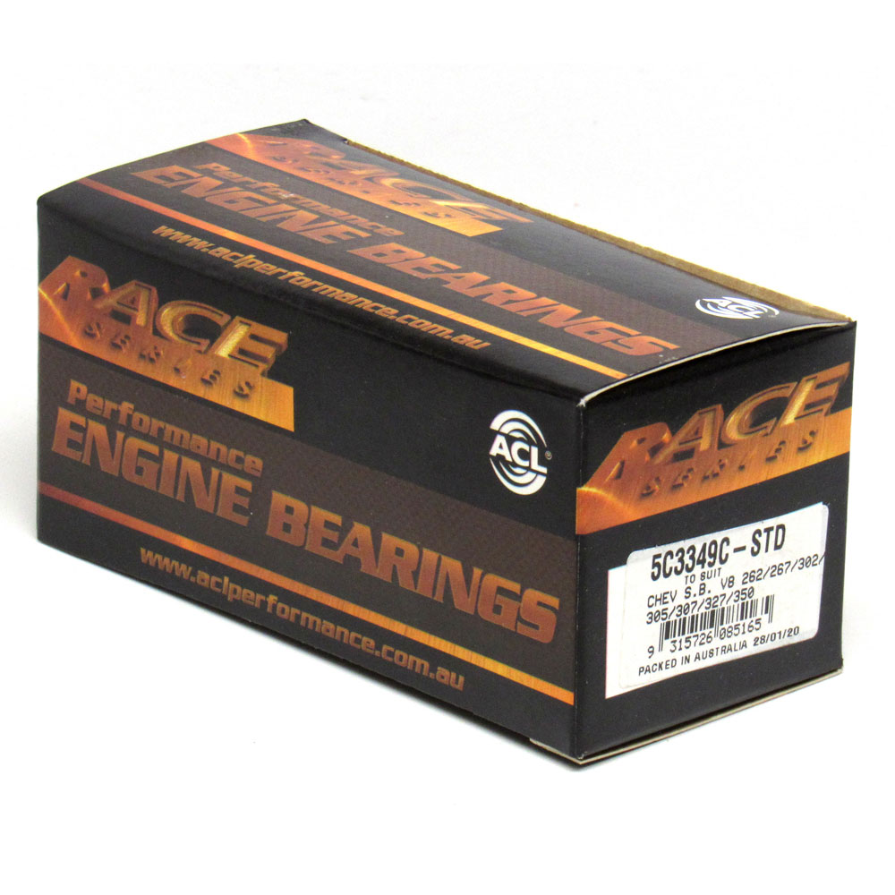 ACL Bearings Camshaft Bearing Set 5C3349C-STD; Race Series Standard Performance for Chevy 262 to 400 