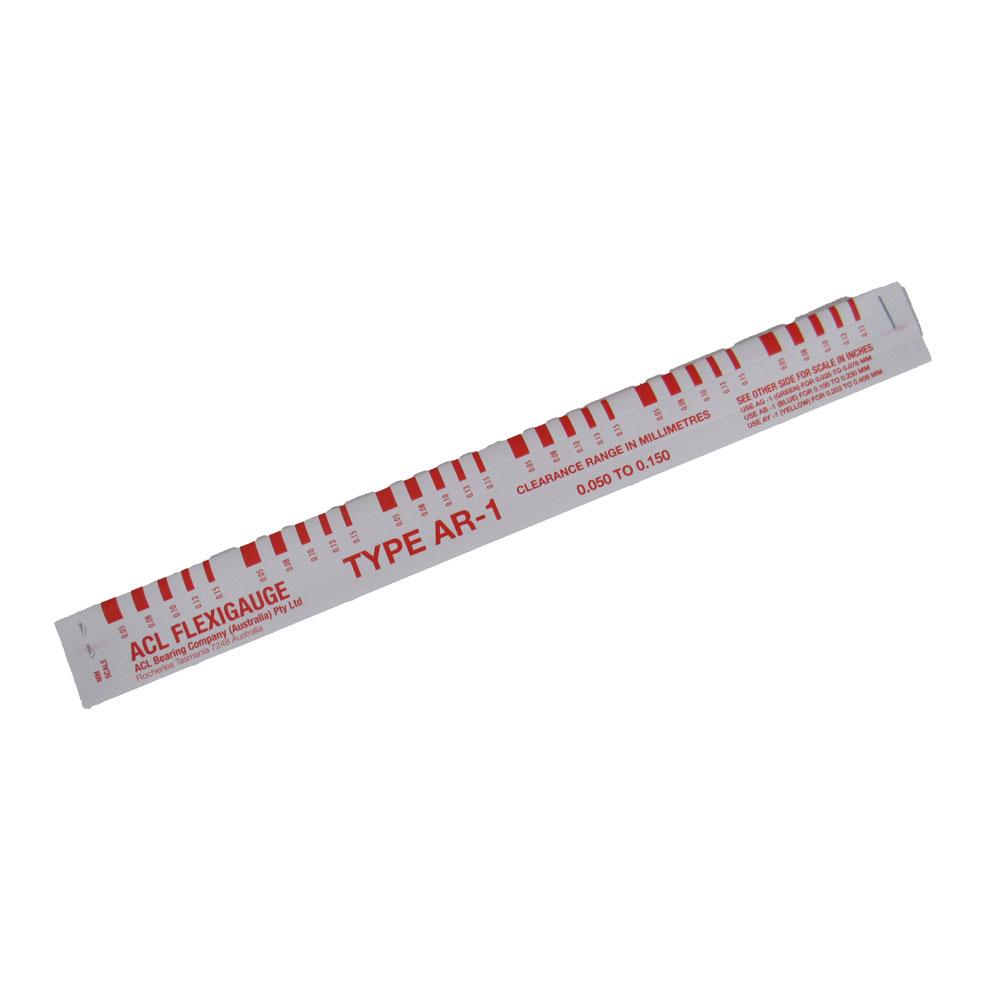 ACL Bearing Clearance Gauge AR-1; Plastigage Red Sold as Set (10pcs) 