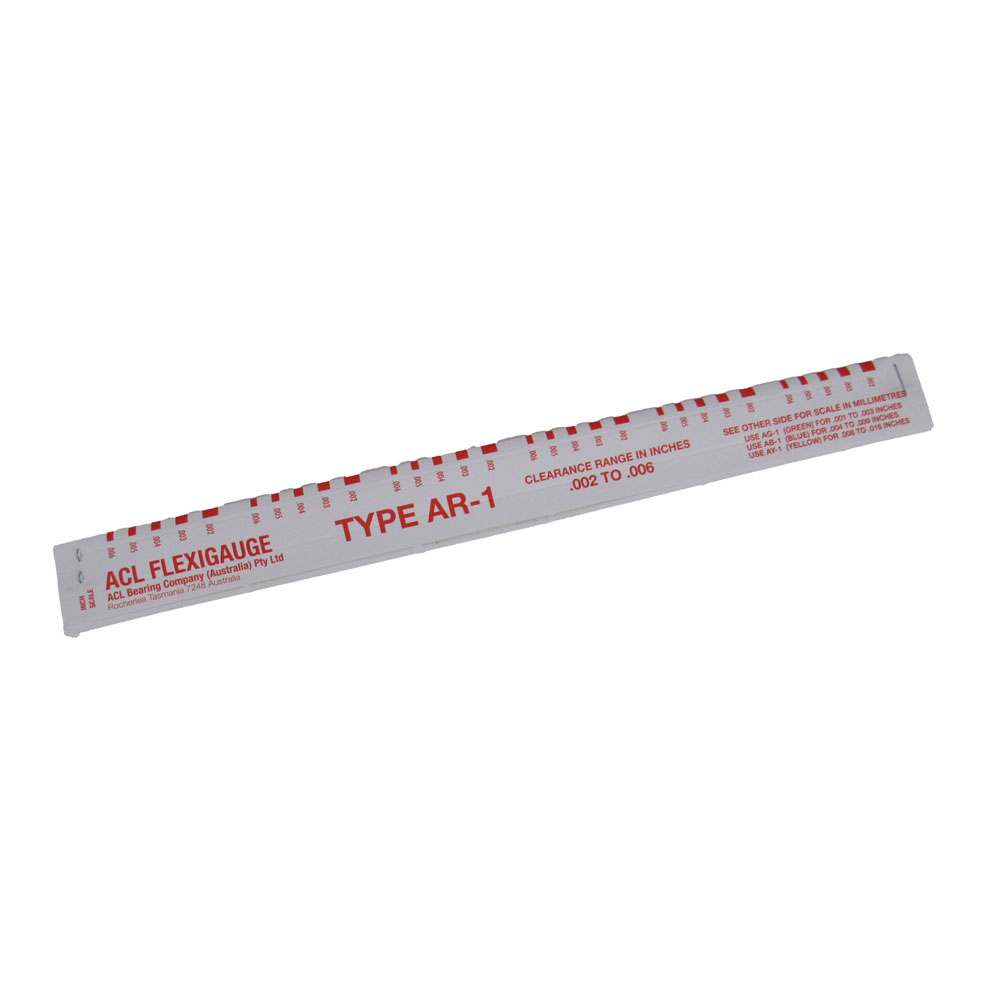 ACL Bearing Clearance Gauge AR-1; Plastigage Red Sold as Set (10pcs) 
