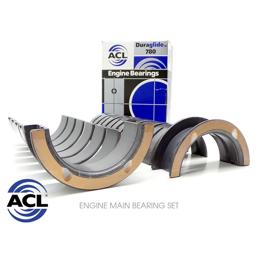 ACL Main Bearings 5M909P-10; P Series Duraglide 0.010 in. for Chevy 305 to 350 