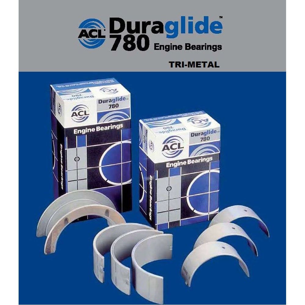 ACL Main Bearings 5M909P-10; P Series Duraglide 0.010 in. for Chevy 305 to 350 