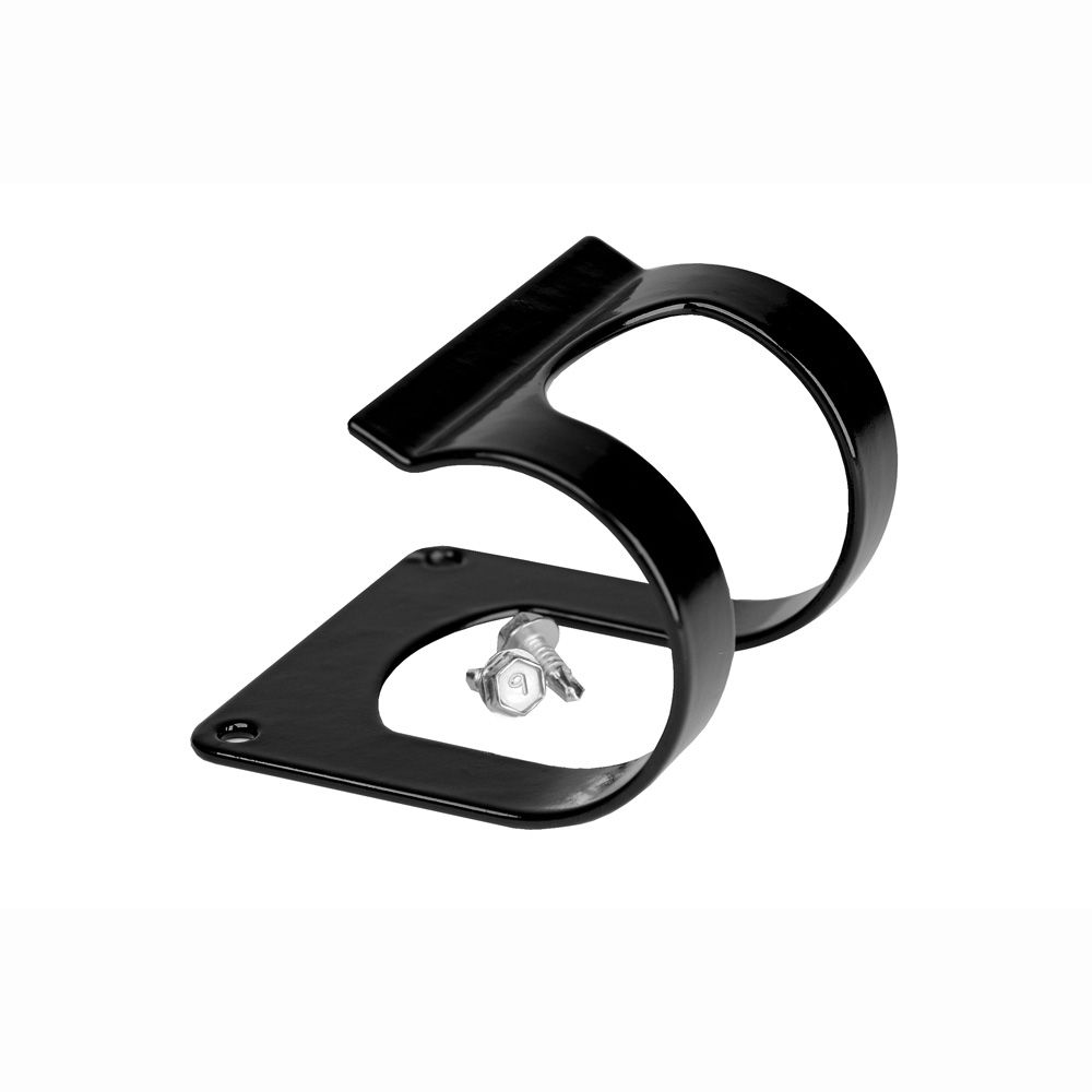 Aeromotive Fuel Filter Bracket 12701; 2.000 in. Black Rubber Coated Steel 