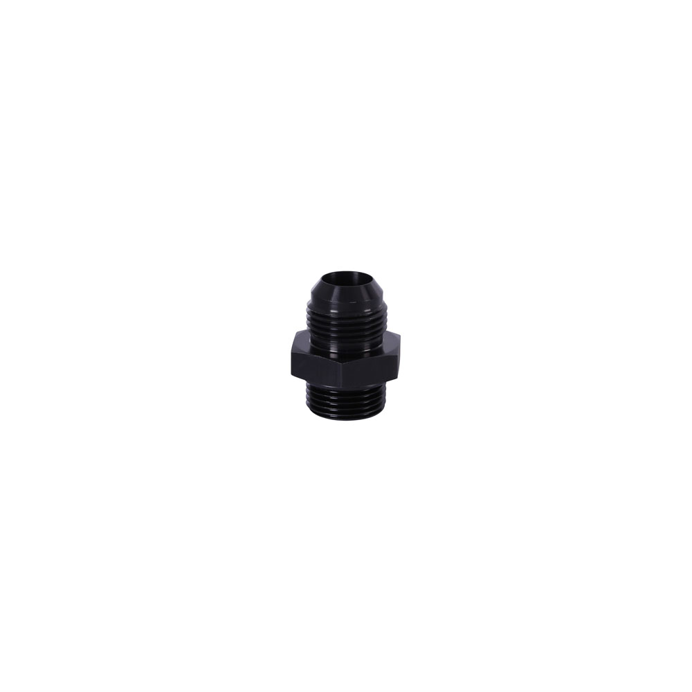 Aeromotive AN Fitting 15612; AN to ORB Adapter Black -12AN Male Straight -12 ORB Male 