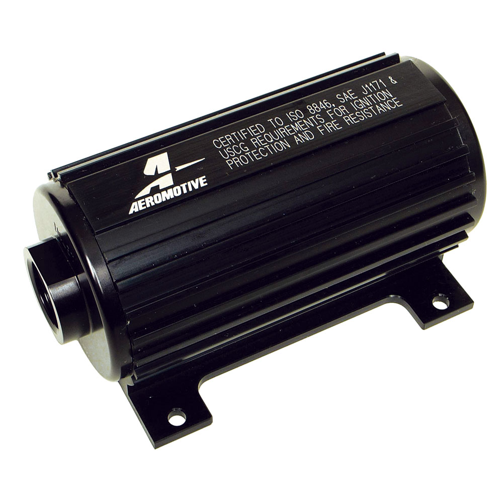 Aeromotive Fuel System Electric Fuel Pump 11110; Eliminator 800 lbs/hr. @ 100 PSI Alcohol, E85, Gasoline, Race Gas 