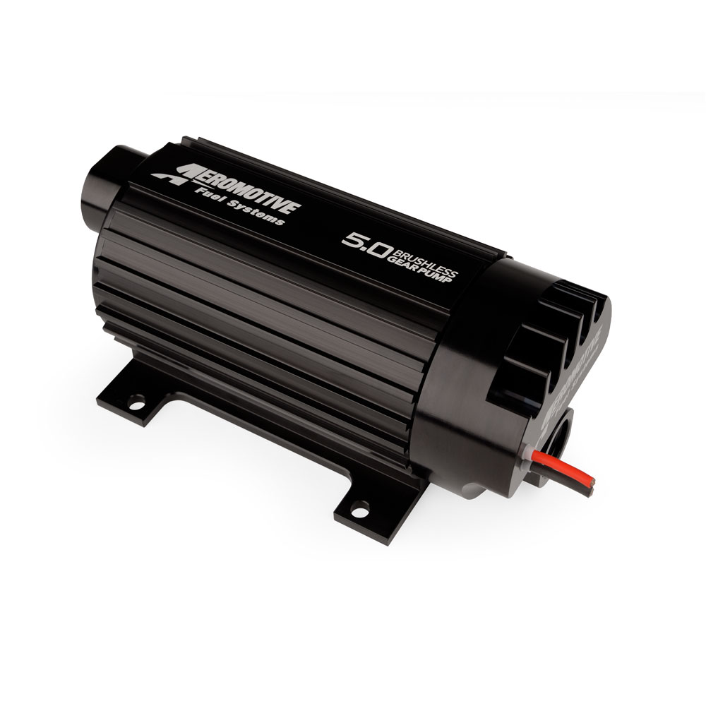 Photo for Aeromotive Electric Fuel Pump 11186; 1700 lbs/hr. @ 40 PSI 1,850 lbs/hr. @ 9 PSI Black Billet Aluminum Alcohol, E85, Gasoline, Race Gas
