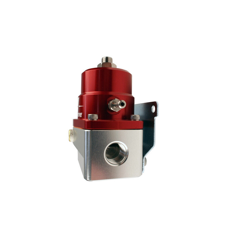 Aeromotive Fuel System Fuel Pressure Regulator 13109; A1000 EFI 40 to 75 PSI Return Gasoline, Race Gas, E85, Alcohol Billet Aluminum 