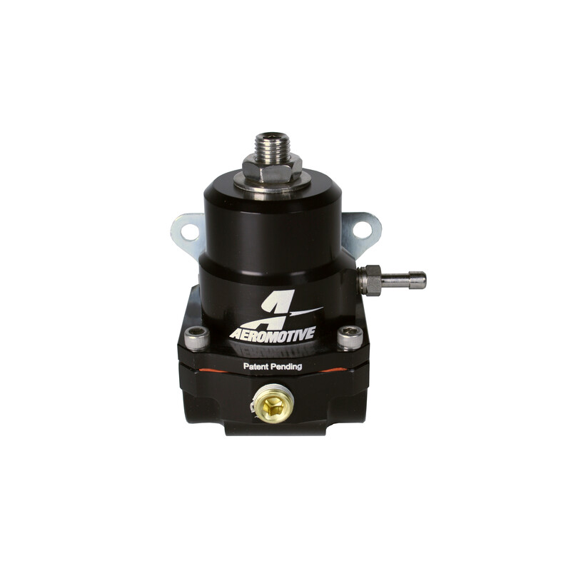 Aeromotive Fuel System Fuel Pressure Regulator 13138; A1000 Gen II 40 to 75 PSI Return Gasoline, Ethanol, Methanol, Diesel Billet Aluminum 