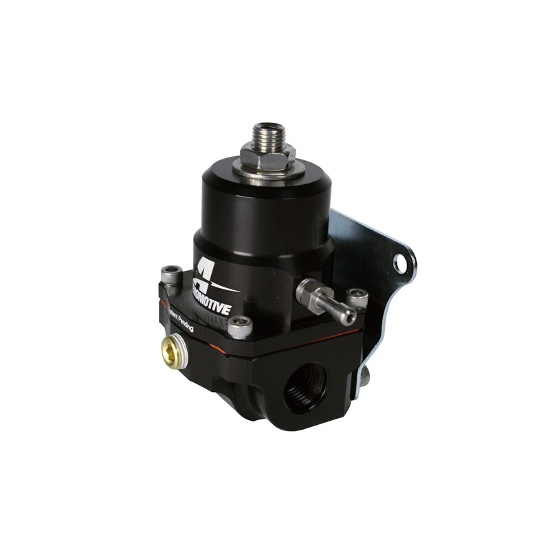 Aeromotive Fuel System Fuel Pressure Regulator 13138; A1000 Gen II 40 to 75 PSI Return Gasoline, Ethanol, Methanol, Diesel Billet Aluminum 