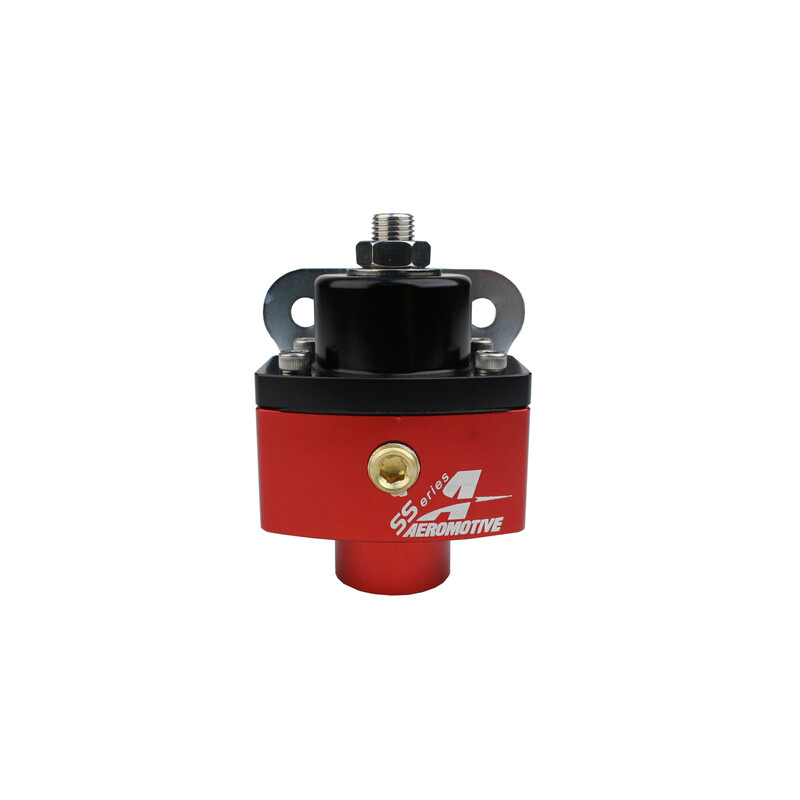 Aeromotive Fuel System Fuel Pressure Regulator 13201; SS Series 5 to 12 PSI Returnless Gasoline Billet Aluminum 