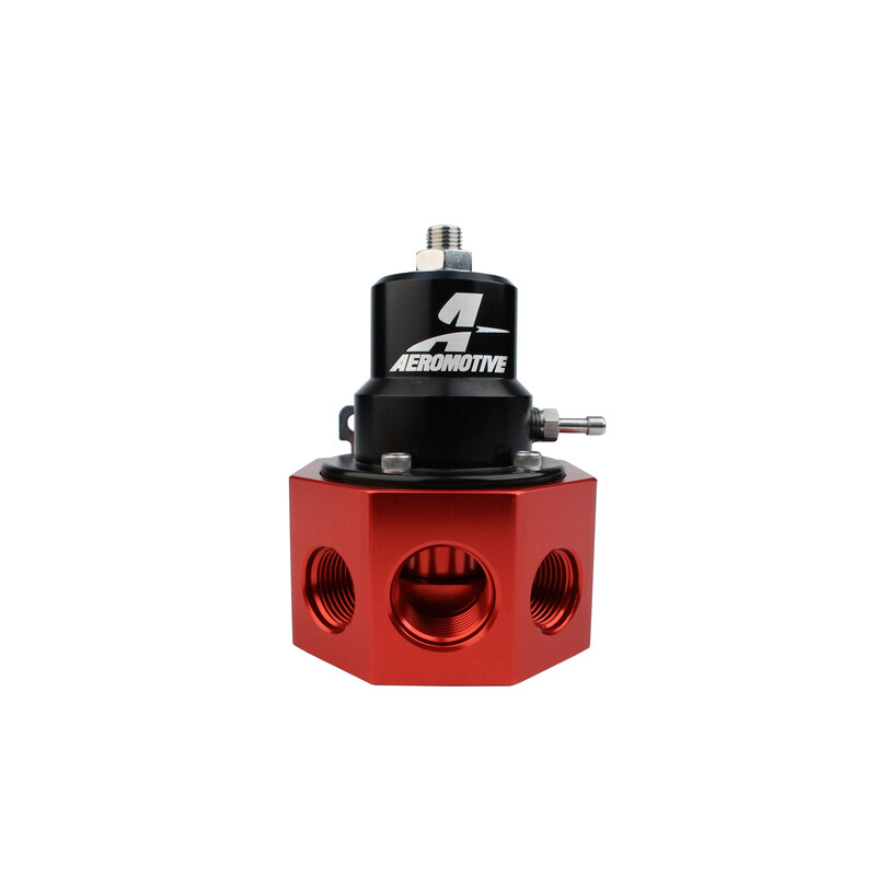 Aeromotive Fuel System Fuel Pressure Regulator 13202; A2000 Carbureted 2 to 20 PSI Return Gasoline, Race Gas, E85, Alcohol Billet Aluminum 