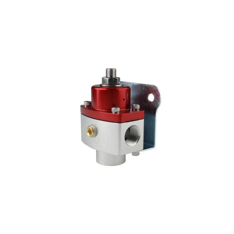 Aeromotive Fuel System Fuel Pressure Regulator 13205; SS Series 5 to 12 PSI Returnless Gasoline Billet Aluminum 