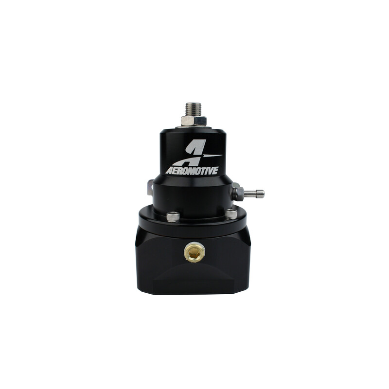 Aeromotive Fuel System Fuel Pressure Regulator 13212; A2000 Carbureted 2 Port 2 to 20 PSI Return Gasoline, Race Gas, E85, Alcohol Billet Aluminum 