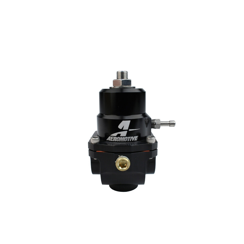 Aeromotive Fuel System Fuel Pressure Regulator 13304; X1 3 to 15 PSI Return Gasoline, Race Gas, E85, Alcohol Billet Aluminum 