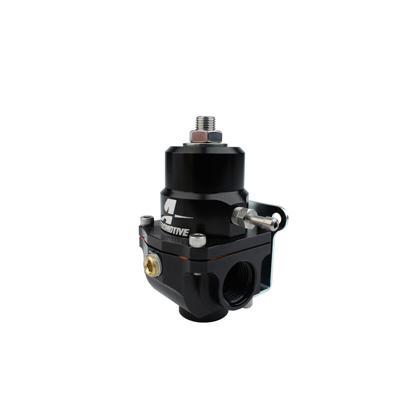 Aeromotive Fuel System Fuel Pressure Regulator 13304; X1 3 to 15 PSI Return Gasoline, Race Gas, E85, Alcohol Billet Aluminum 