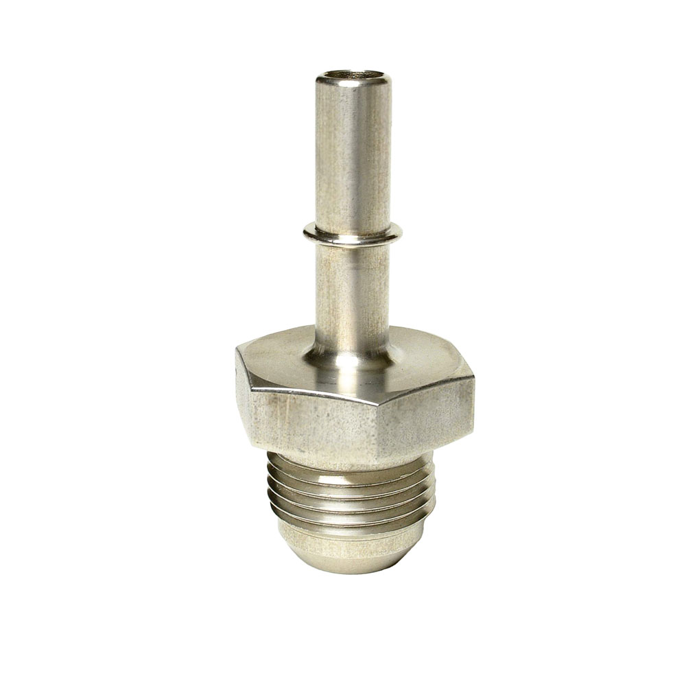 Photo for Aeromotive Fuel System AN Fitting 15104; AN to Quick Connect Adapter Natural -10AN Male Straight 3/8 in. GM LT1 Quick Connect Male