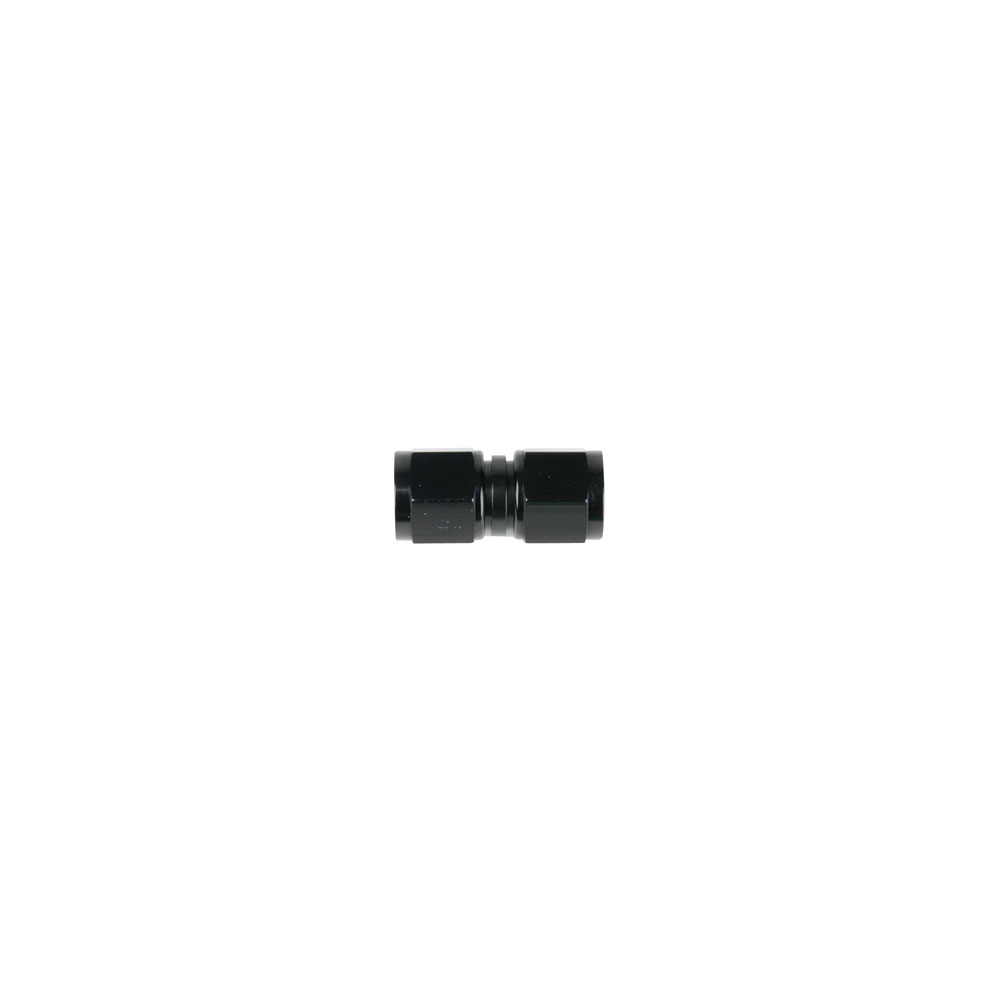 Aeromotive Fuel System AN Fitting 15692; AN to AN Coupler Black -08AN Female Straight -08AN Female 
