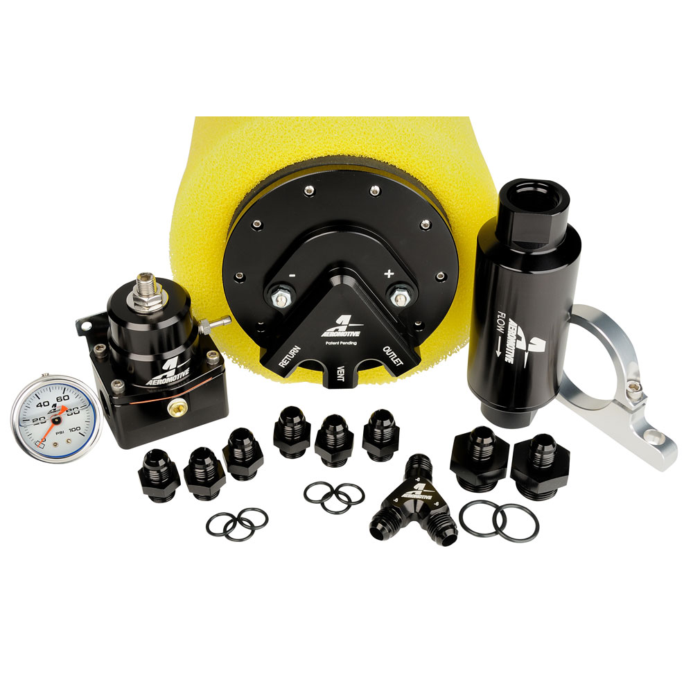 Aeromotive Fuel Pump Complete Kit 17164; Phantom 340 Dual Rail EFI 