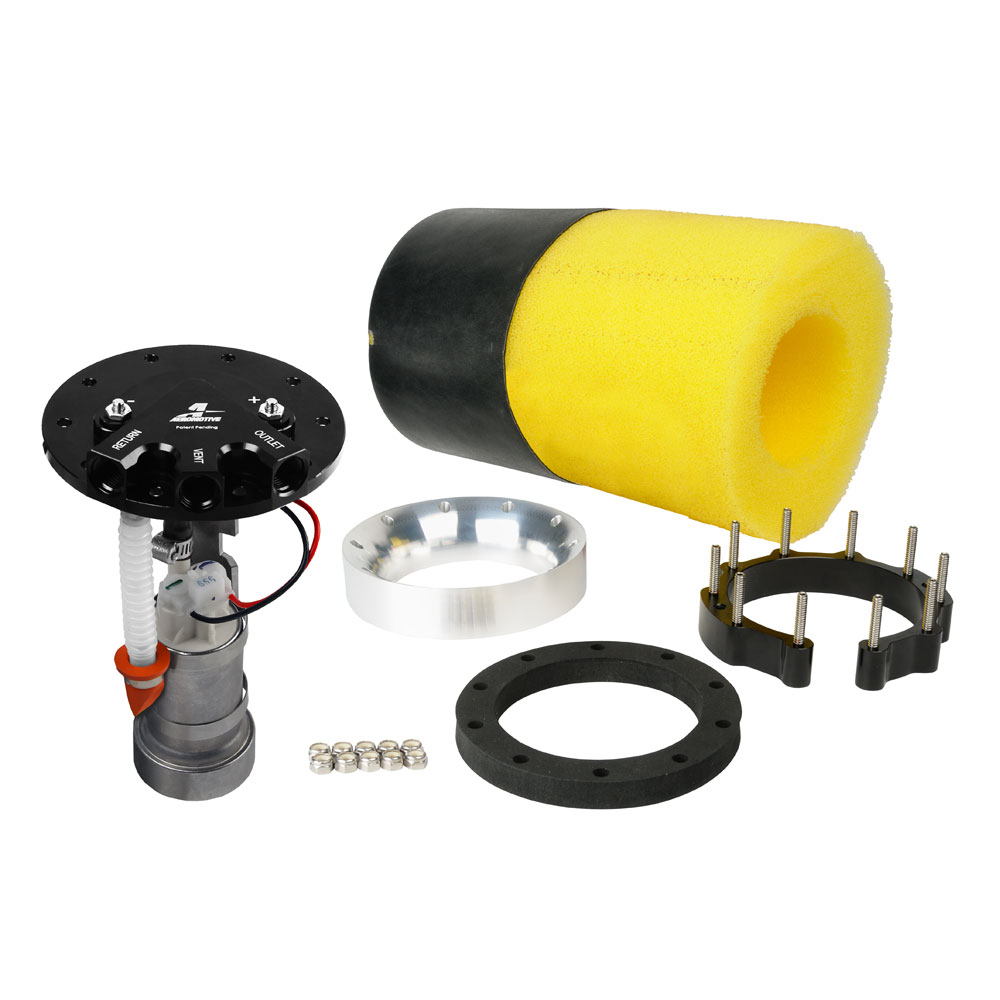 Aeromotive Fuel System Electric Fuel Pump 18310; Phantom Flex 450 LPH Gasoline, E85 
