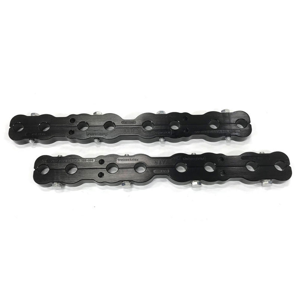 Air Flow Research Rocker Arm Stud Girdle 6207; Clamp On Black (color may vary) Aluminum for Ford 260 to 351W, with AFR Heads 