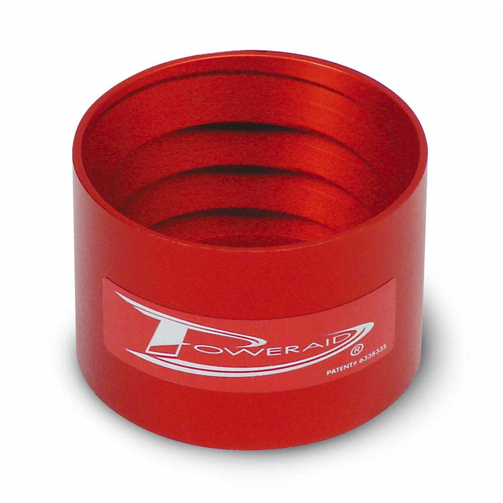 Photo for AirAid Fuel Injection Throttle Body Spacer 200-557; PowerAid 1.000 in. Red Anodized Billet Aluminum for 2001 to 2004 Chevy Silverado, Sierra 6.6L Duramax 