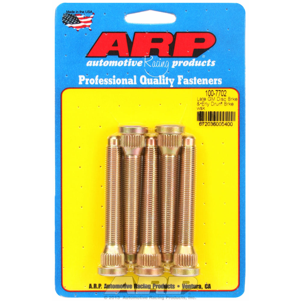 Photo for ARP Wheel Lug Stud 100-7702; 7/16 in. -20 Right Hand 3.200 in. Cadmium Plated 8740 Chromoly for GM