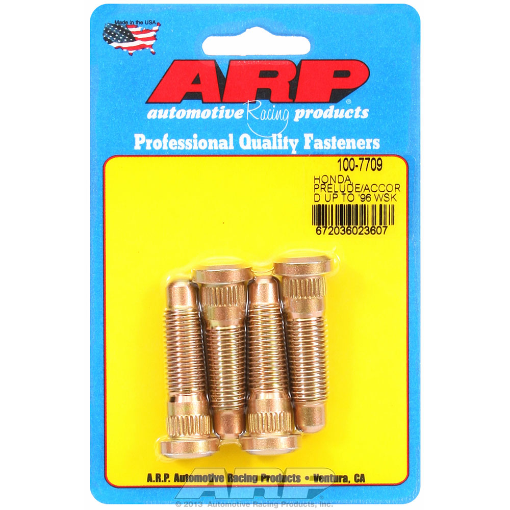 Photo for ARP Wheel Lug Stud 100-7709; M12 x 1.50 Right Hand 1.850 in. Cadmium Plated 8740 Chromoly for Pre 1997 Honda