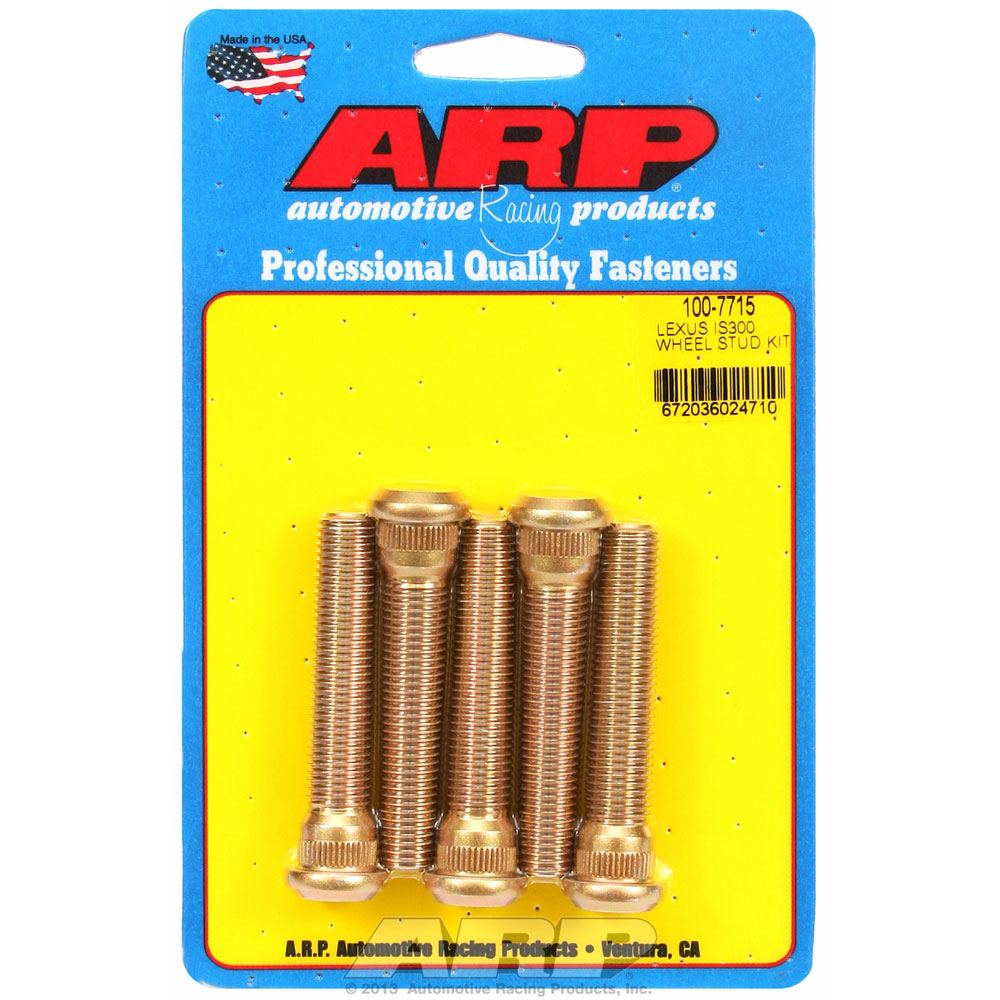 Photo for Automotive Racing Products (ARP) Wheel Lug Stud 100-7715; M12 x 1.50 Right Hand 2.600 in. Cadmium Plated 8740 Chromoly for Lexus IS300