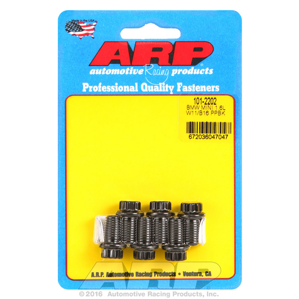 Photo for Automotive Racing Products (ARP) Clutch Pressure Plate Bolt 101-2202; High Performance Black Oxide Chromoly for Mini 1.6L W11, B16