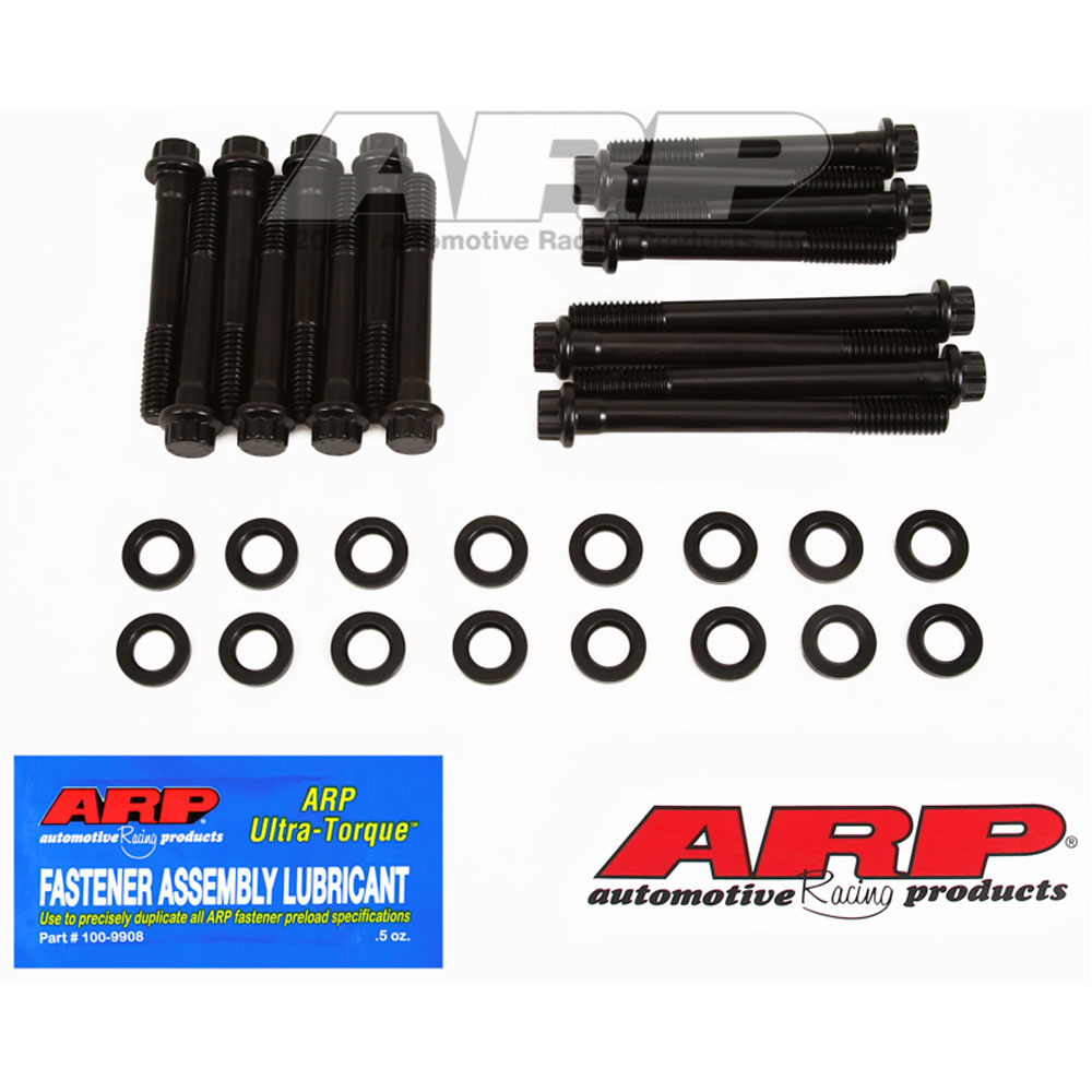 Automotive Racing Products (ARP) Cylinder Head Bolt Set 123-3703; High Performance 12-Point Bolt Black Oxide 8740 Chromoly for 1986 to 1987 Buick  Grand National, T Type 3.8L 