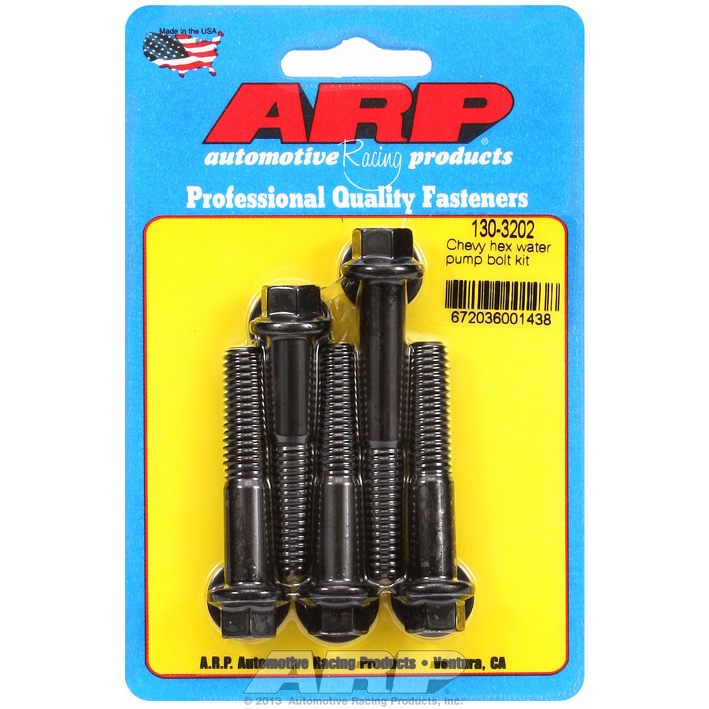 ARP Water Pump Bolt Kit 130-3202; for Chevy 262 to 400, 396 to 454 
