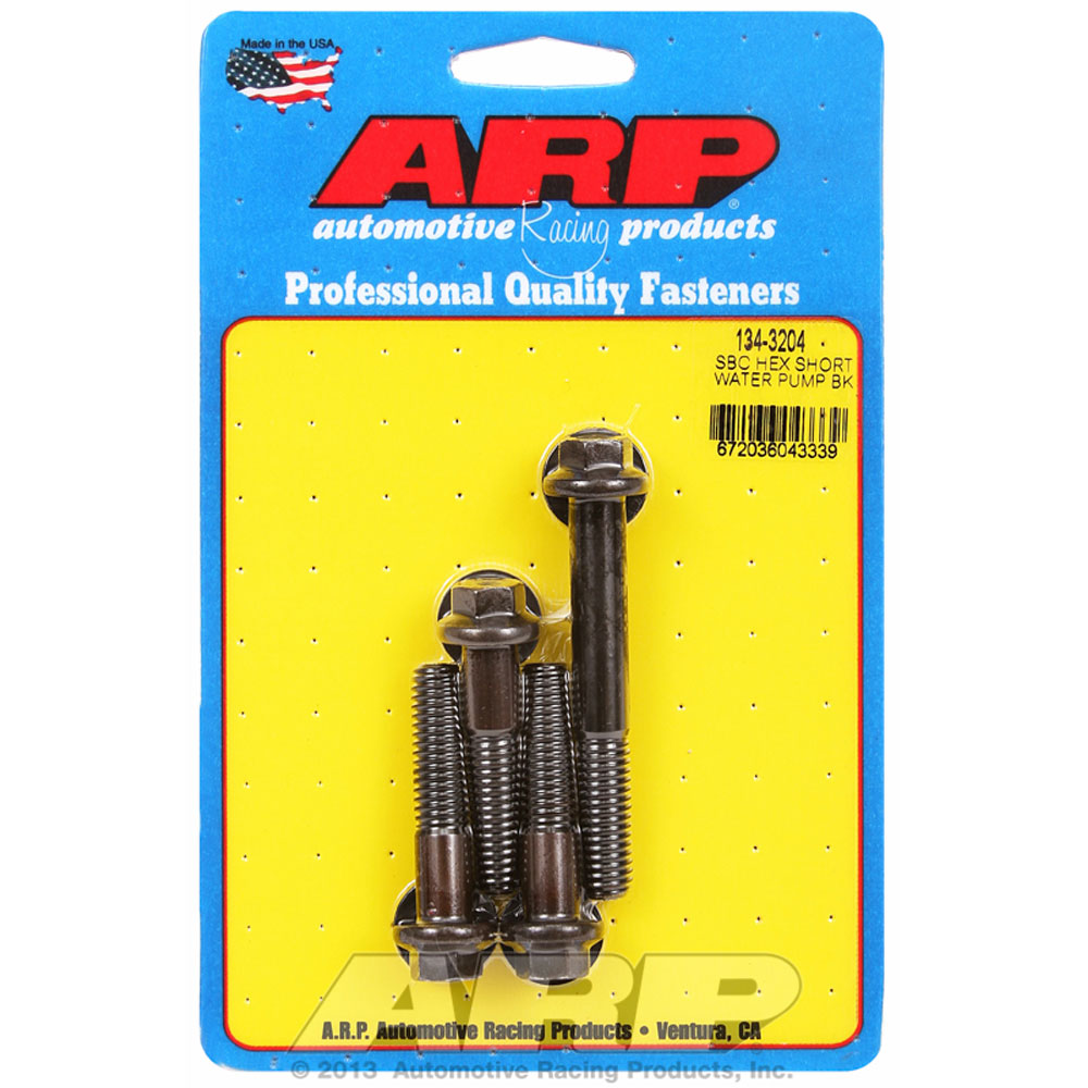 Photo for Automotive Racing Products (ARP) Water Pump Bolt Kit 134-3204; for Chevy 262 to 400, short water pump