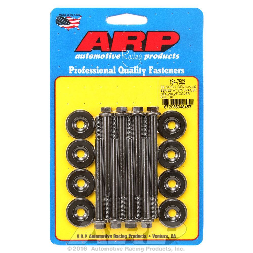 Photo for Automotive Racing Products (ARP) Valve Cover Bolt Kit 134-7503; Hex Head for Chevy
