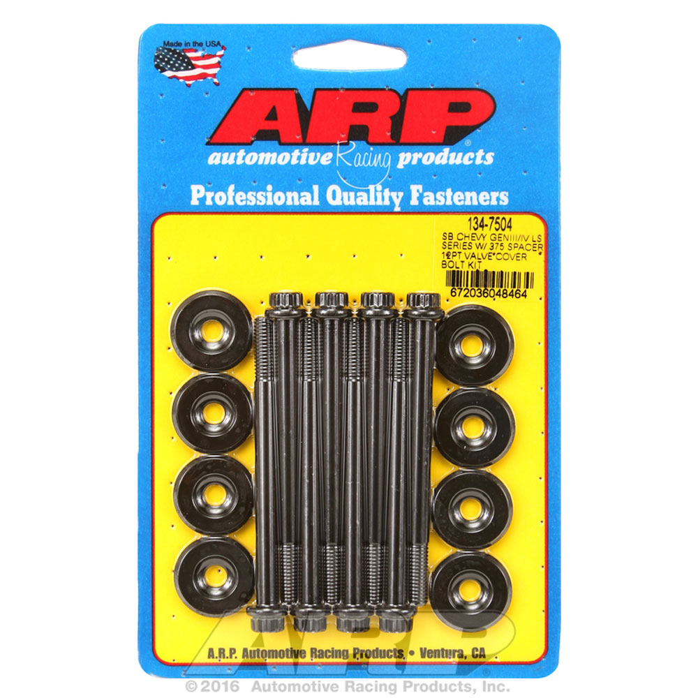 Photo for Automotive Racing Products (ARP) Valve Cover Bolt Kit 134-7504; 12-Point for Chevy