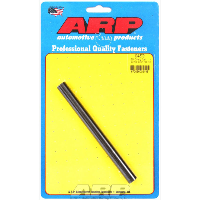 Automotive Racing Products (ARP) Fuel Pump Pushrod 134-8701; 5.750 in. Black 8740 Chromoly for Chevy 262 to 400 