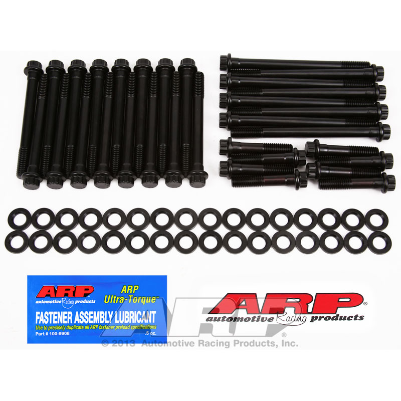 Automotive Racing Products (ARP) Cylinder Head Bolt Set 135-3703; High Performance 12-Point Bolt Black Oxide 8740 Chromoly for 1966 to 2000 Chevy 396 to 454 