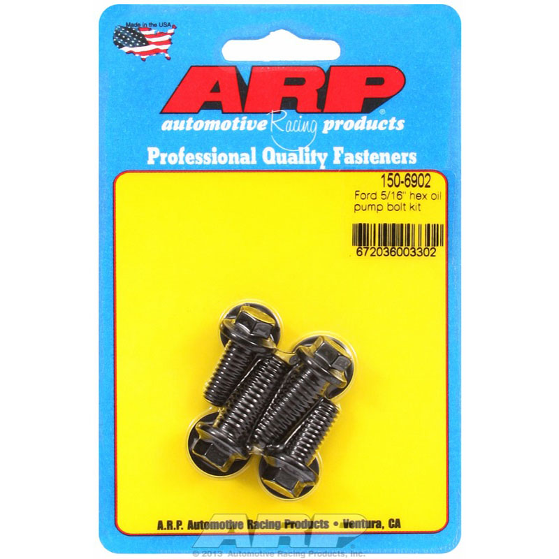 Automotive Racing Products (ARP) Oil Pump Bolt 150-6902; 0.625 in. Hex Bolt Black Oxide 8740 Chromoly for 1957 to 1997 Ford V8 