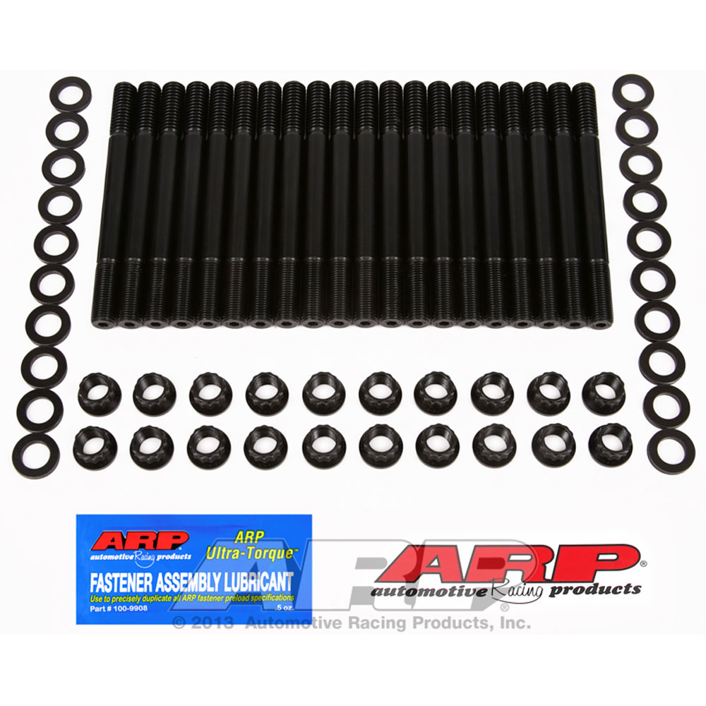 ARP Cylinder Head Stud Kit 154-4204; 12-Point Stud Black Oxide 8740 Chromoly for Ford 351C, 351M, 400 