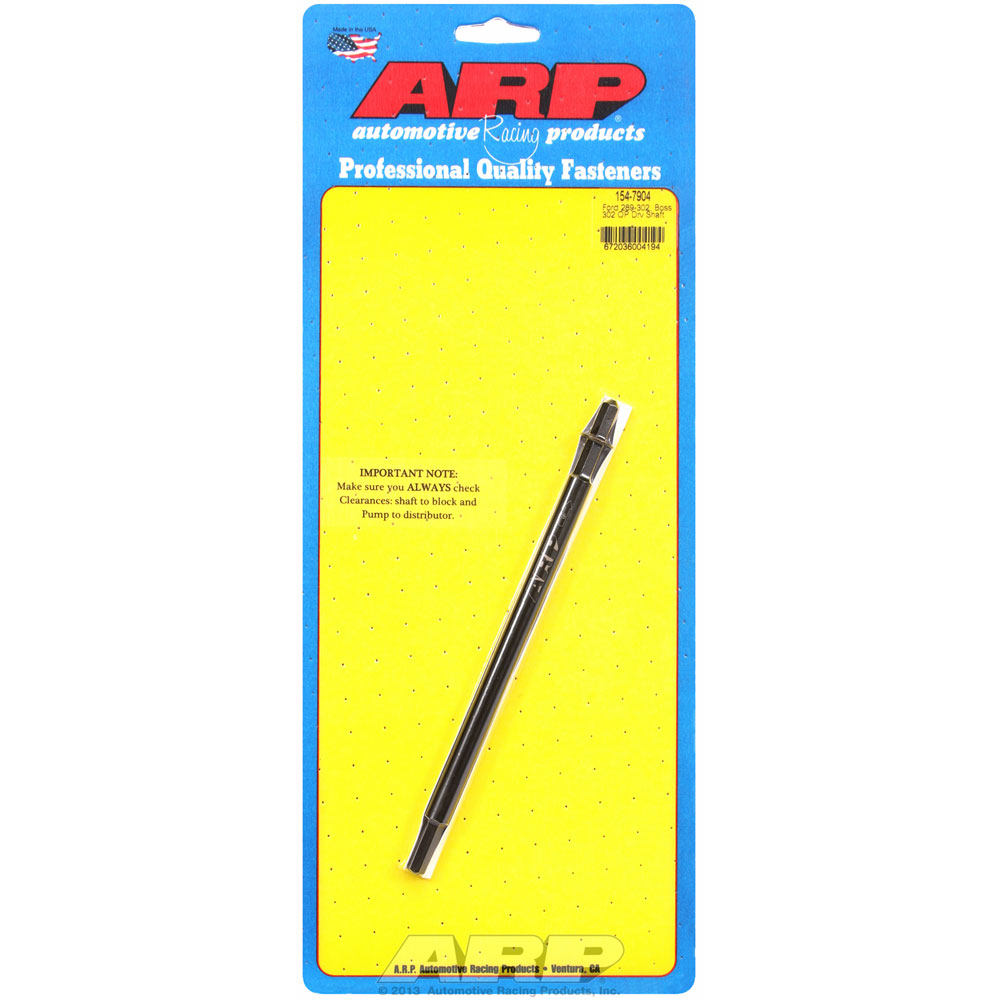 Photo for Automotive Racing Products (ARP) Oil Pump Intermediate Shaft 154-7904; Black 8740 Chromoly for Ford 221 to 302, Boss 302
