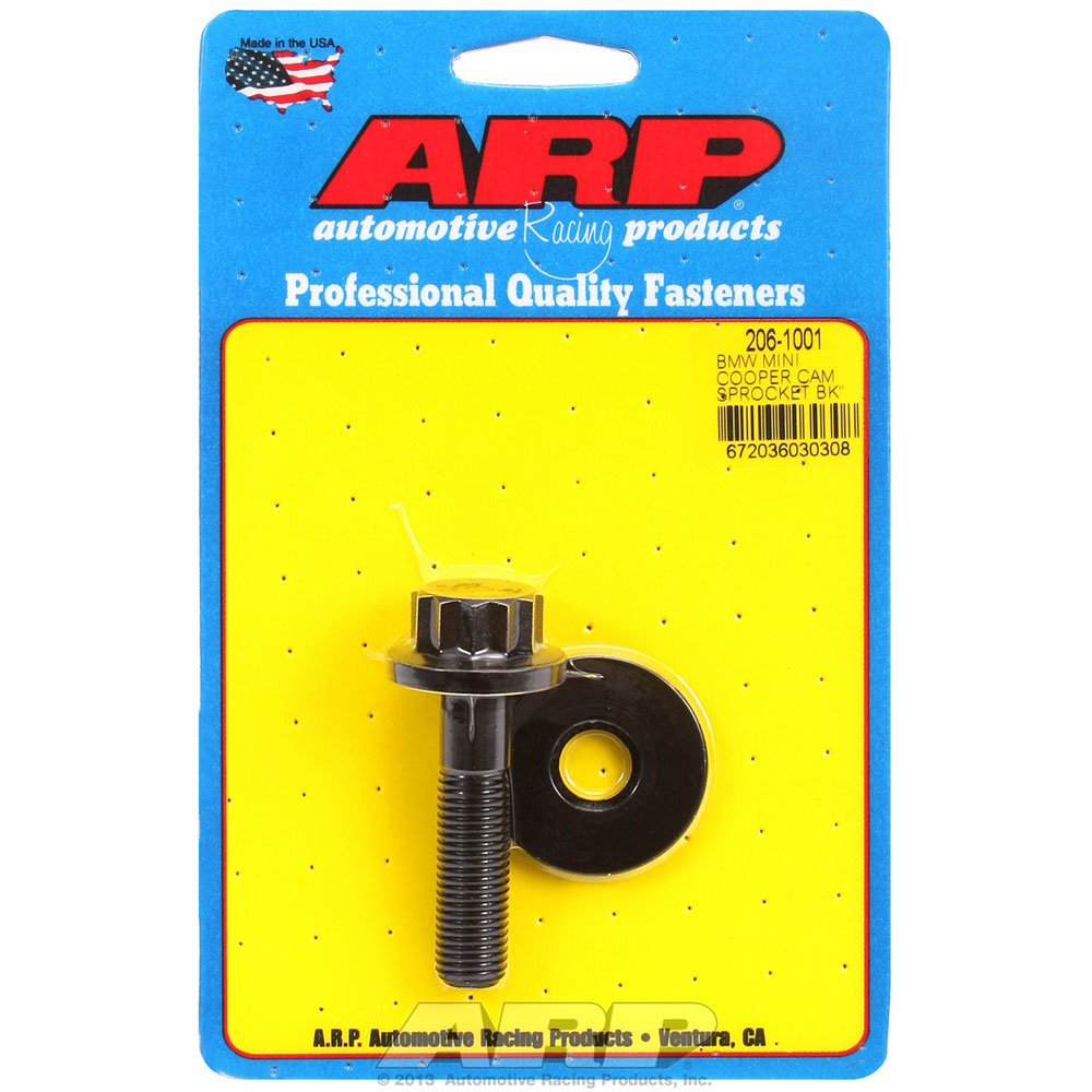 Photo for Automotive Racing Products (ARP) Camshaft Bolt 206-1001; M12 x 1.50 12-Point Bolt Black Oxide 8740 Chromoly for 2002 to 2008 Mini 1.6L