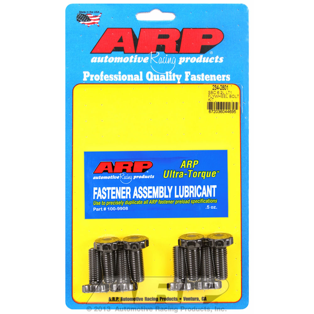 Photo for Automotive Racing Products (ARP) Flywheel Bolt 234-2801; M11 x 1.50 1.125 in. 12-Point 8740 Chromoly Black Oxide for 2013 and Up Chevy 6.2L LT1, LT4 Gen V