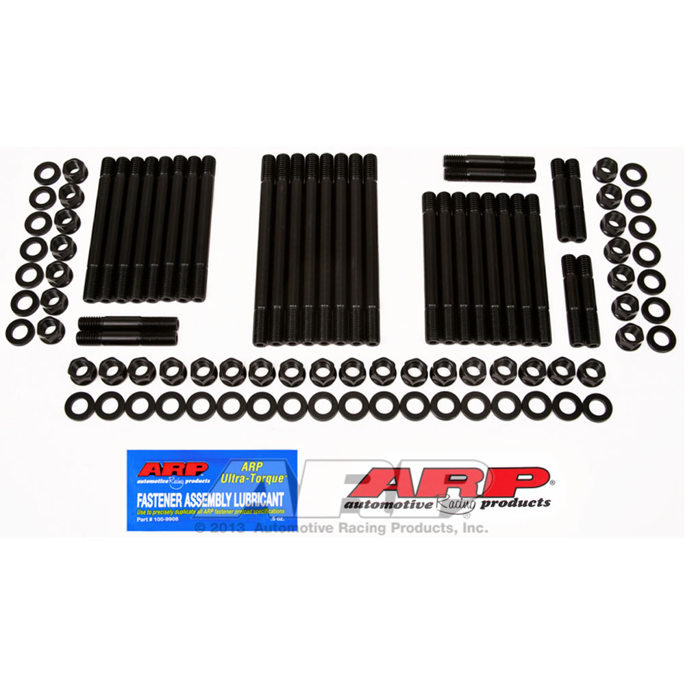 Automotive Racing Products (ARP) Cylinder Head Stud Kit 235-4103; Hex Stud Black Oxide 8740 Chromoly for Chevy 396 to 454 