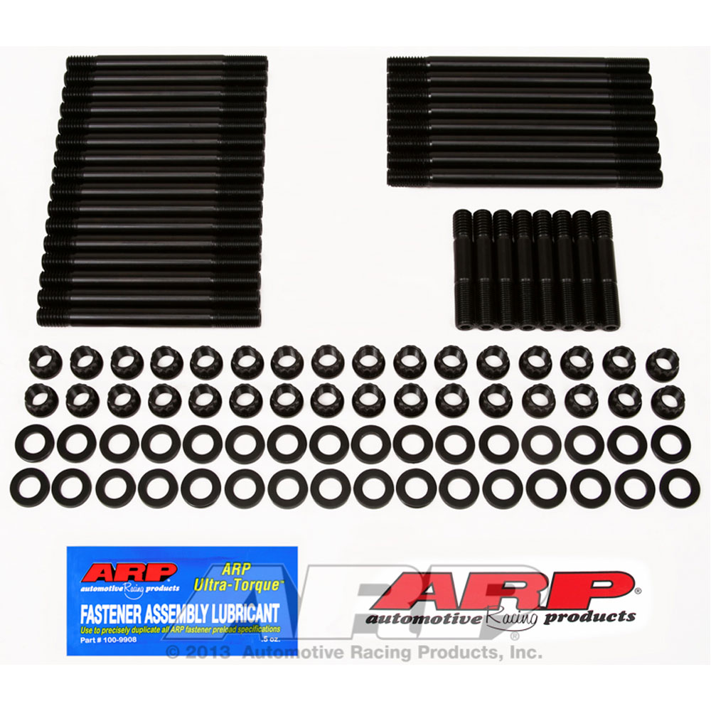 Automotive Racing Products (ARP) Cylinder Head Stud Kit 235-4303; 12-Point Stud Black Oxide 8740 Chromoly for Chevy 396 to 454 