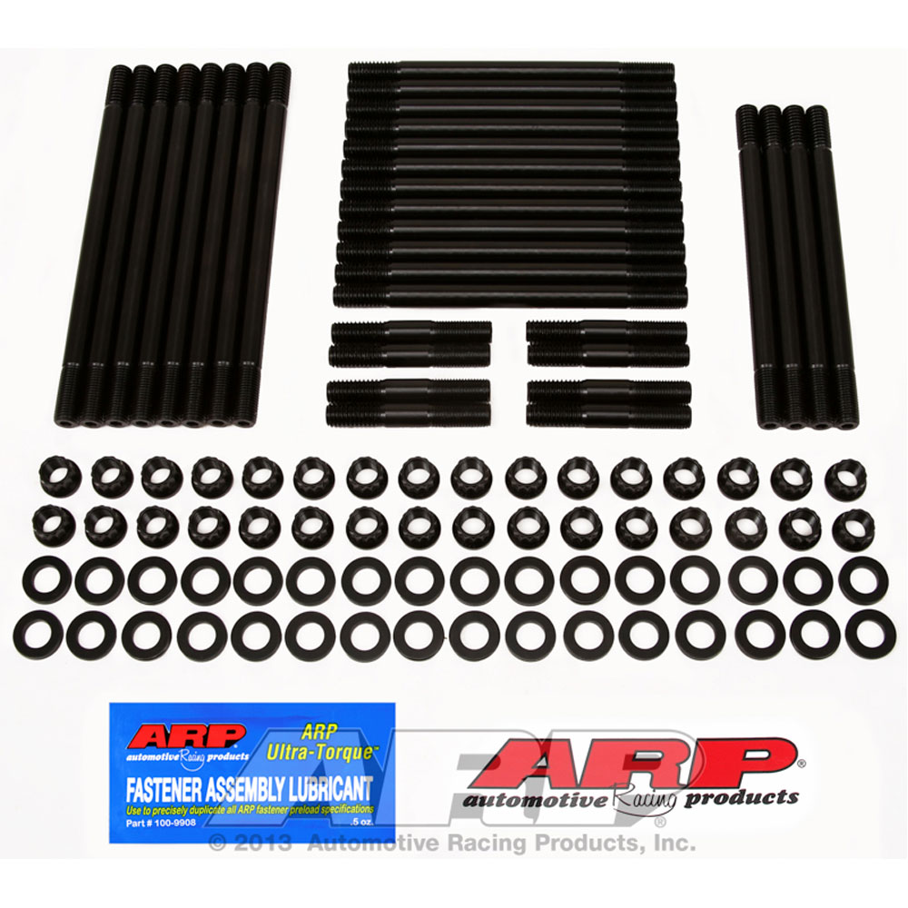 ARP Cylinder Head Stud Kit 235-4312; 12-Point Stud Black Oxide 8740 Chromoly for Chevy 396 to 454 