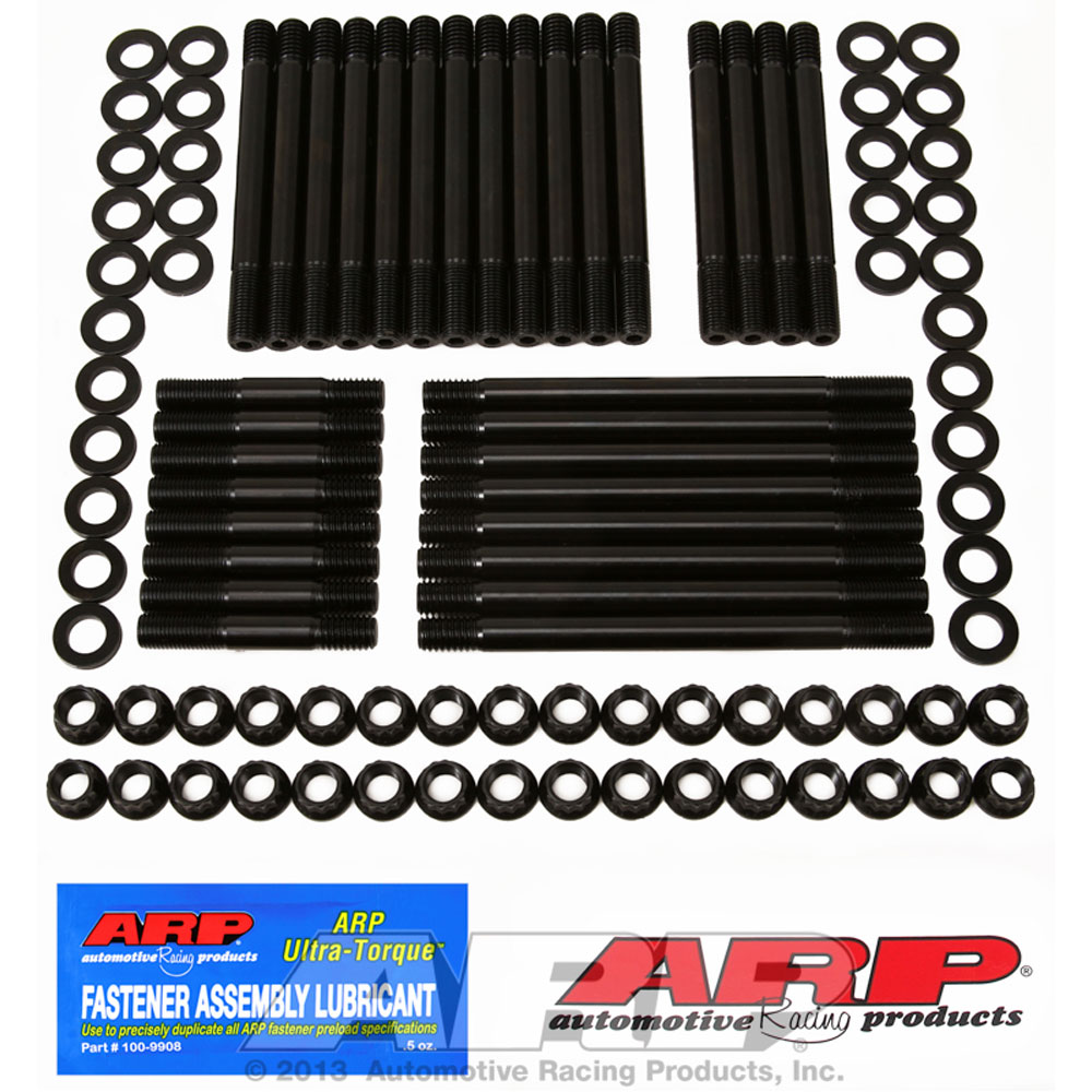 Automotive Racing Products (ARP) Cylinder Head Stud Kit 235-4318; 12-Point Stud Black Oxide 8740 Chromoly for Chevy 396 to 454 