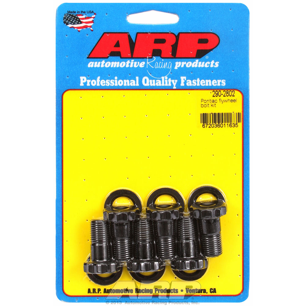 ARP Flywheel Bolt 290-2802; 1/2 in.-20 12-Point 8740 Chromoly Black Oxide for Pontiac 350 to 455 