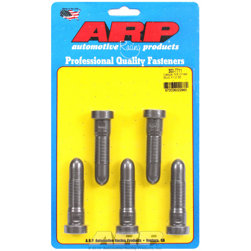 Photo for Automotive Racing Products (ARP) Wheel Lug Stud 300-7711; Speed Studs 5/8 in. -18 Right Hand 2.550 in. Baked on dry film lubricant, Black 8740 Chromoly